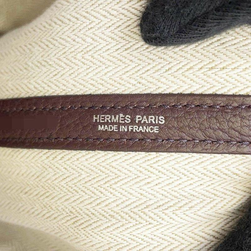 エルメス トートバッグ ガーデンパーティPM ルージュセリエ/シルバー金具 ネゴンダ Z刻印