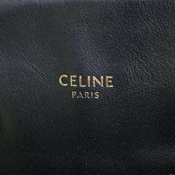 セリーヌ バックパック Cチャーム レザー スモール 188373 CELINE バッグ リュック 黒