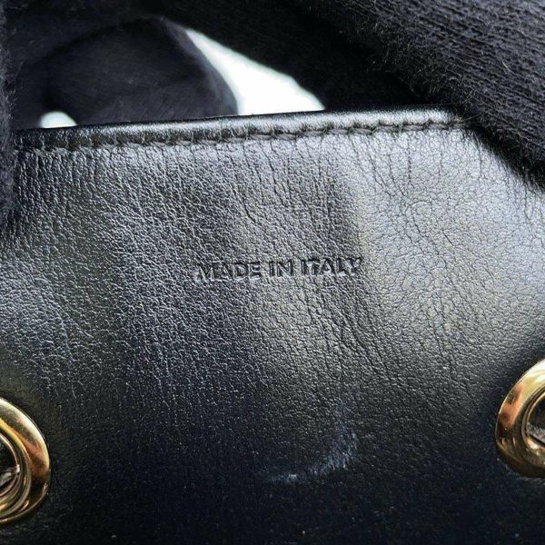 セリーヌ バックパック Cチャーム レザー スモール 188373 CELINE バッグ リュック 黒