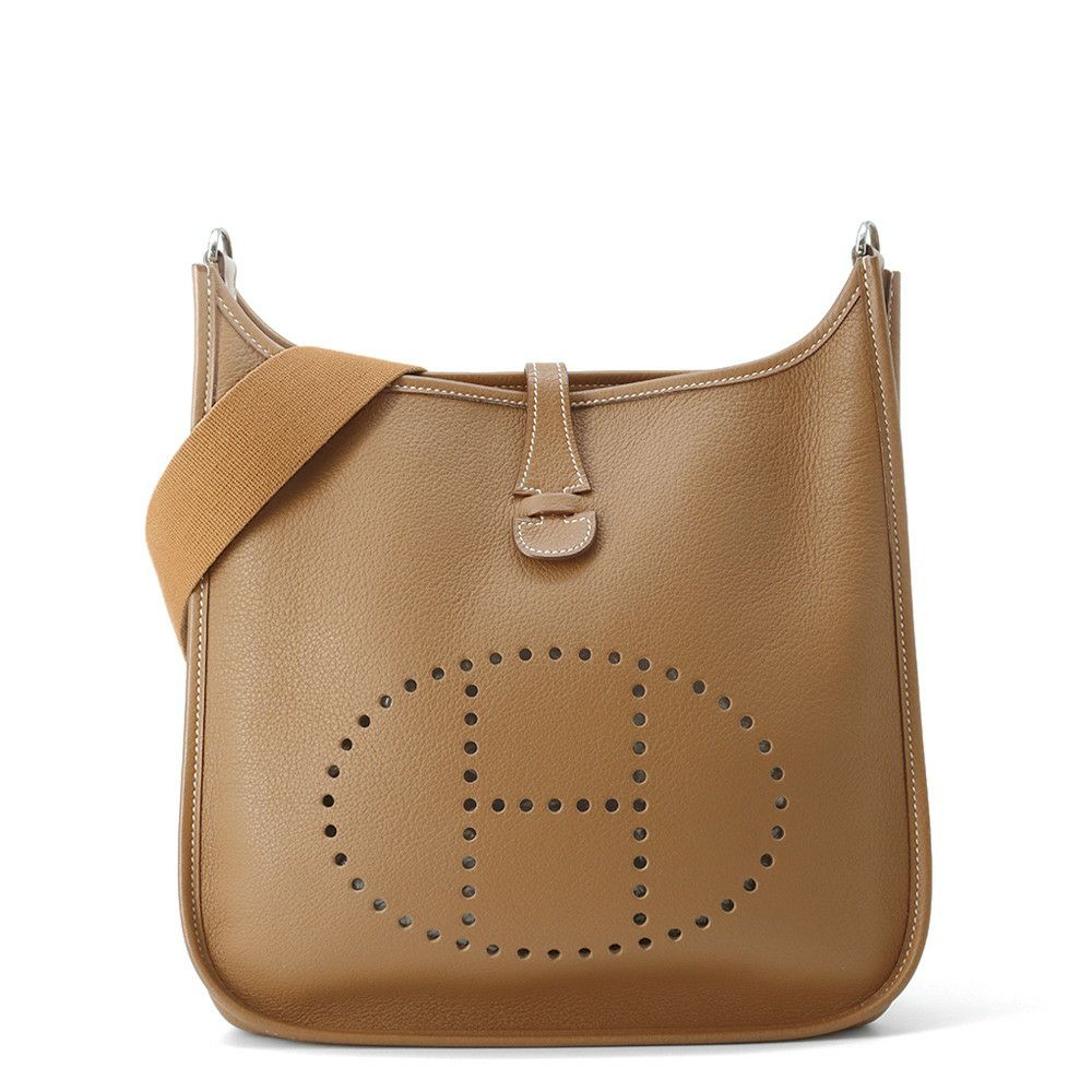 エブリン ショルダーバッグ エブリン2 PM ゴールド/シルバー金具 トリヨンクレマンス □J刻印 HERMES