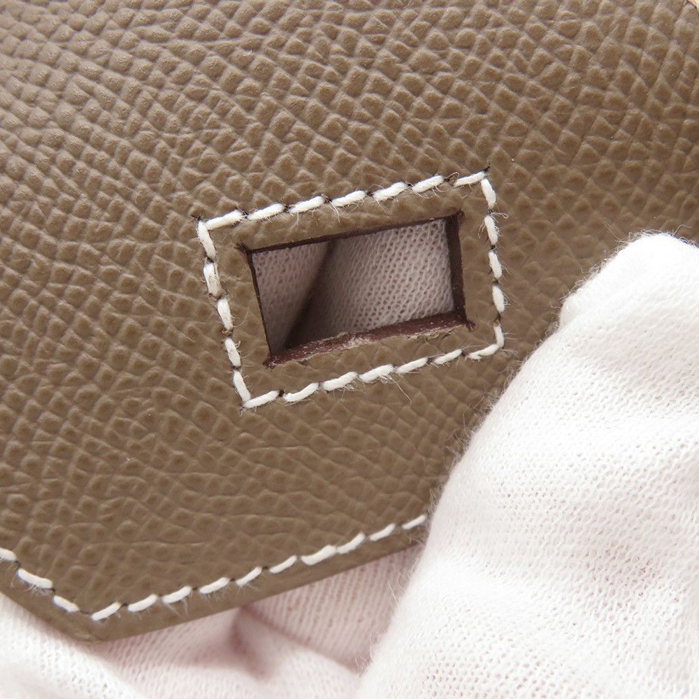 エルメス バーキン25 セリエ エトゥープ/シルバー金具 エプソン W刻印 HERMES Birkin ハンドバッグ