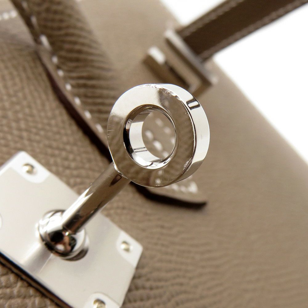 エルメス バーキン25 セリエ エトゥープ/シルバー金具 エプソン W刻印 HERMES Birkin ハンドバッグ