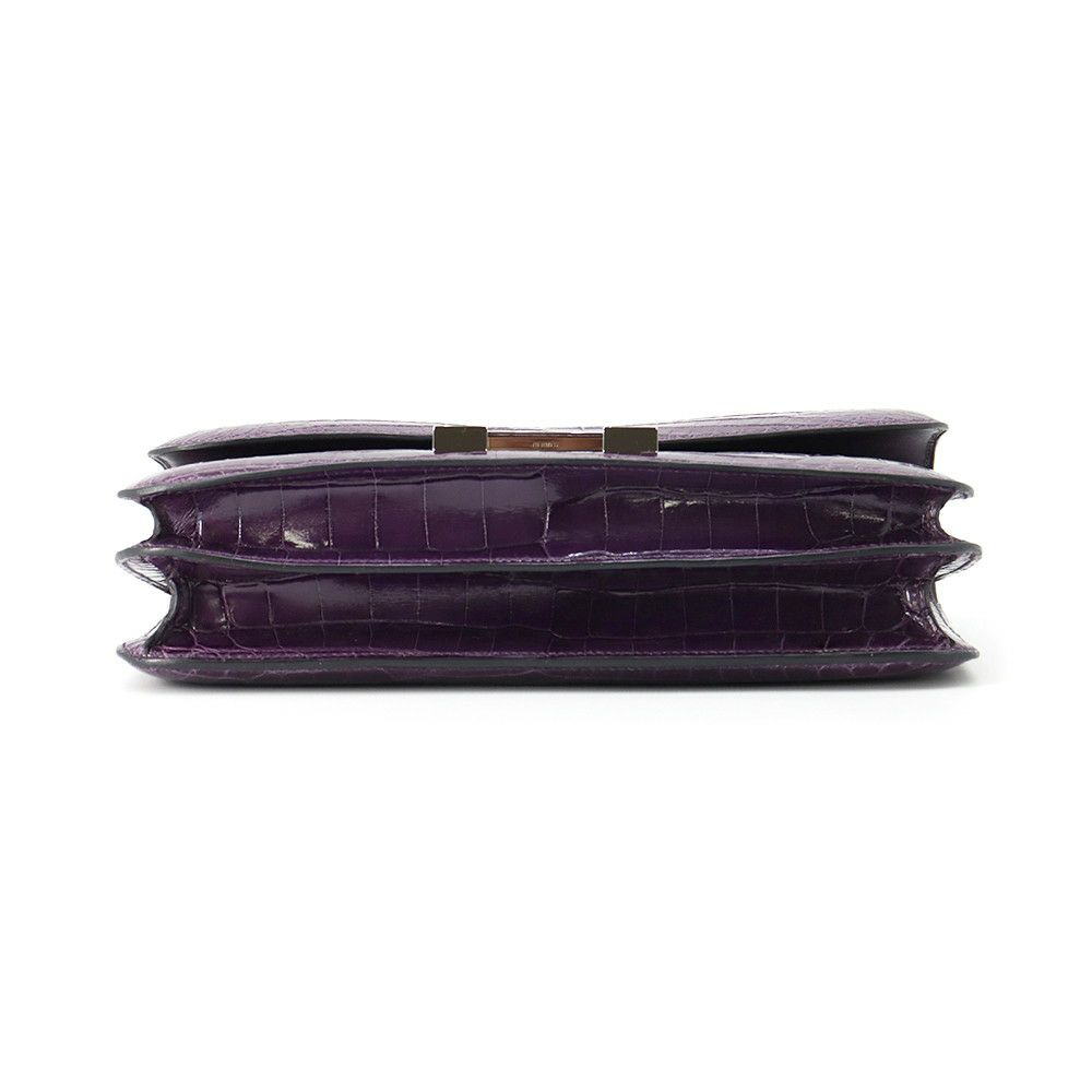 エルメス コンスタンス エラン カシス/シルバー金具 二ロティカスシャイン □R刻印 HERMES 2way