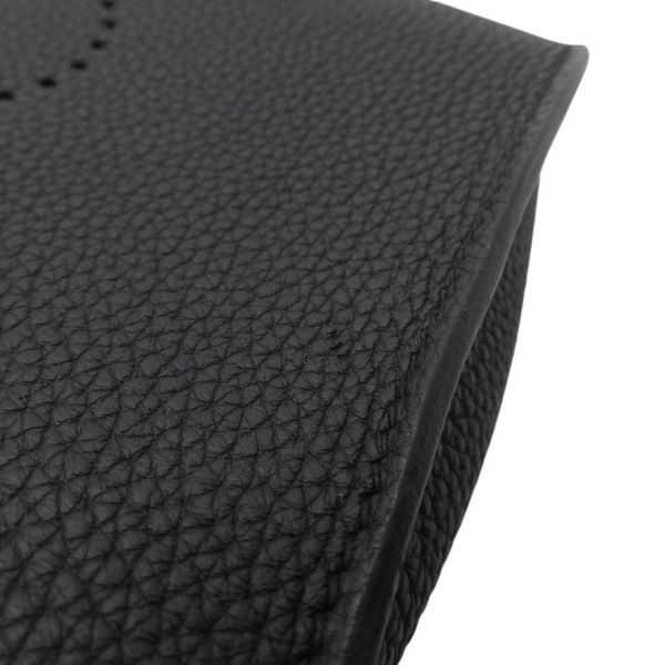 エルメス ショルダーバッグ ヴィドポッシュ ブラック/シルバー金具 トゴ B刻印 HERMES 黒