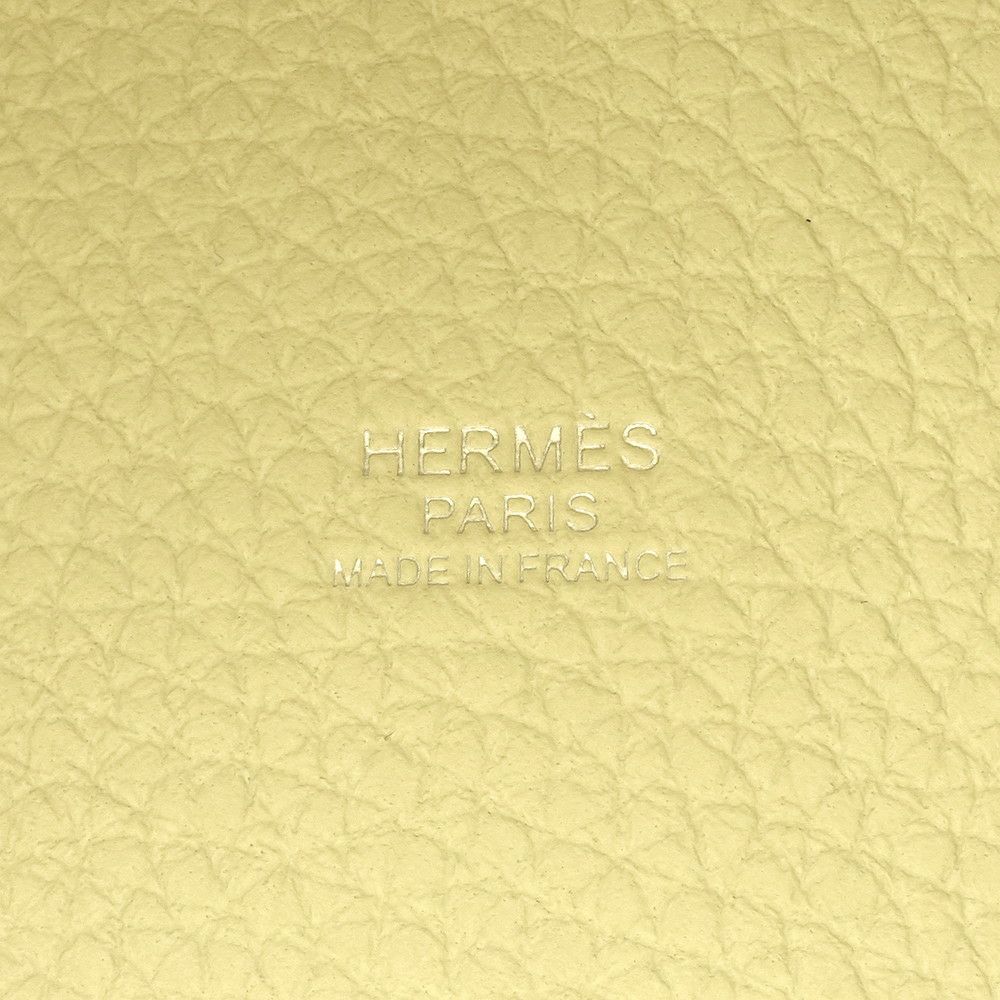 エルメス ハンドバッグ ピコタンロックPM ジョーヌミルトン/シルバー金具 トリヨンクレマンス W刻印 HERMES トートバッグ
