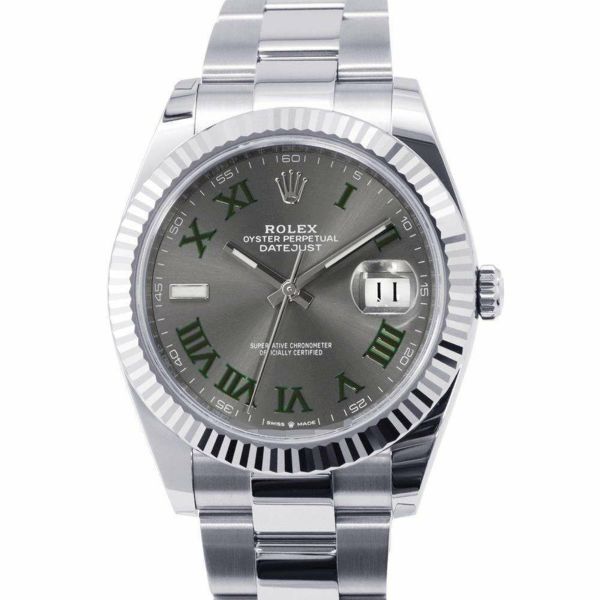 ロレックス デイトジャスト41 126334 ROLEX 腕時計 スレートローマン文字盤