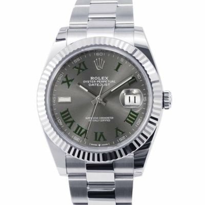 ロレックス デイトジャスト41 126334 ROLEX 腕時計 スレートローマン文字盤 安心保証 | 中古・新品ブランド販売ギャラリーレア公式通販