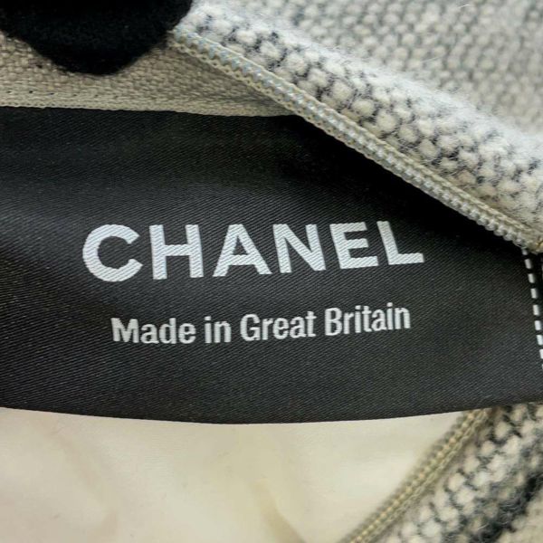 シャネル クッション ココマーク ロゴ ダブルフェイス ウール カシミヤ CHANEL インテリア 黒