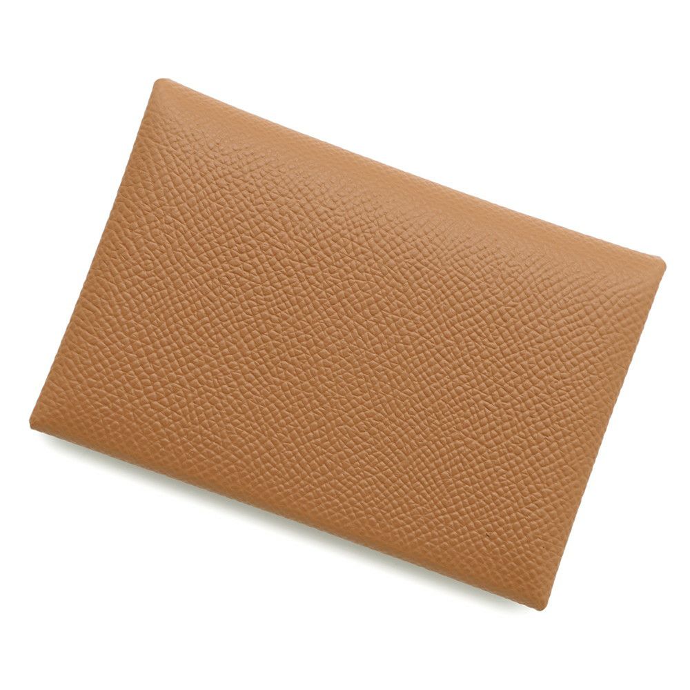 エルメス コインケース カルヴィ デュオ ゴールド/シルバー金具 エプソン K刻印 HERMES 財布