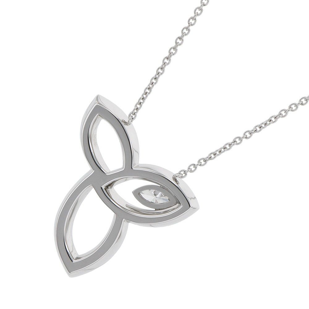 ハリーウィンストン ネックレス リリークラスター・ペンダント ダイヤモンド 46P 計0.68ct Pt950プラチナ PEDPMQRFLC