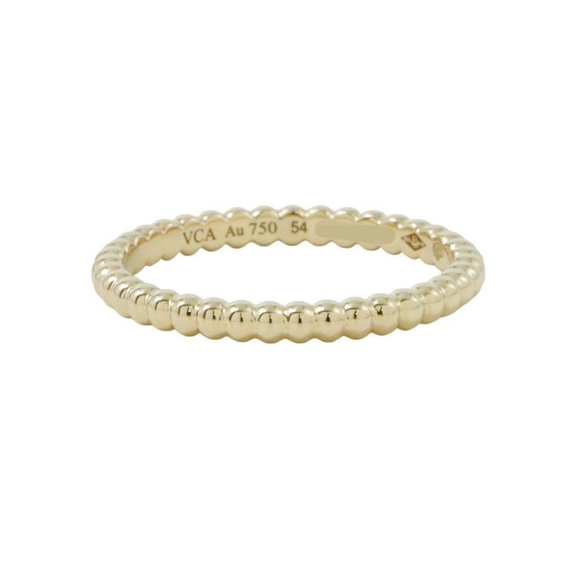 ヴァンクリーフ&アーペル リング ペルレ ゴールドパール スモール K18YGイエローゴールド サイズ54 VCARN95Q54 指輪