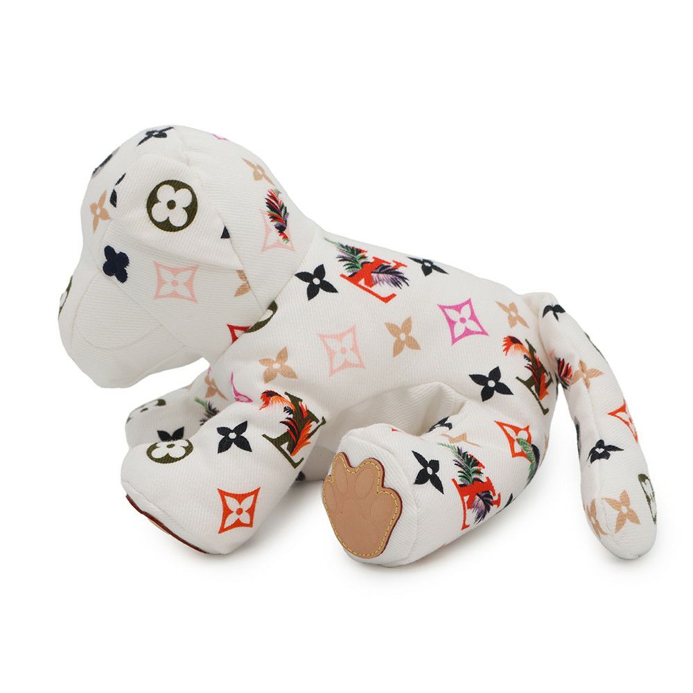 ルイヴィトン ぬいぐるみ コットン ドゥドゥ・タイガー GI0735 LOUIS VUITTON おもちゃ トラ 白