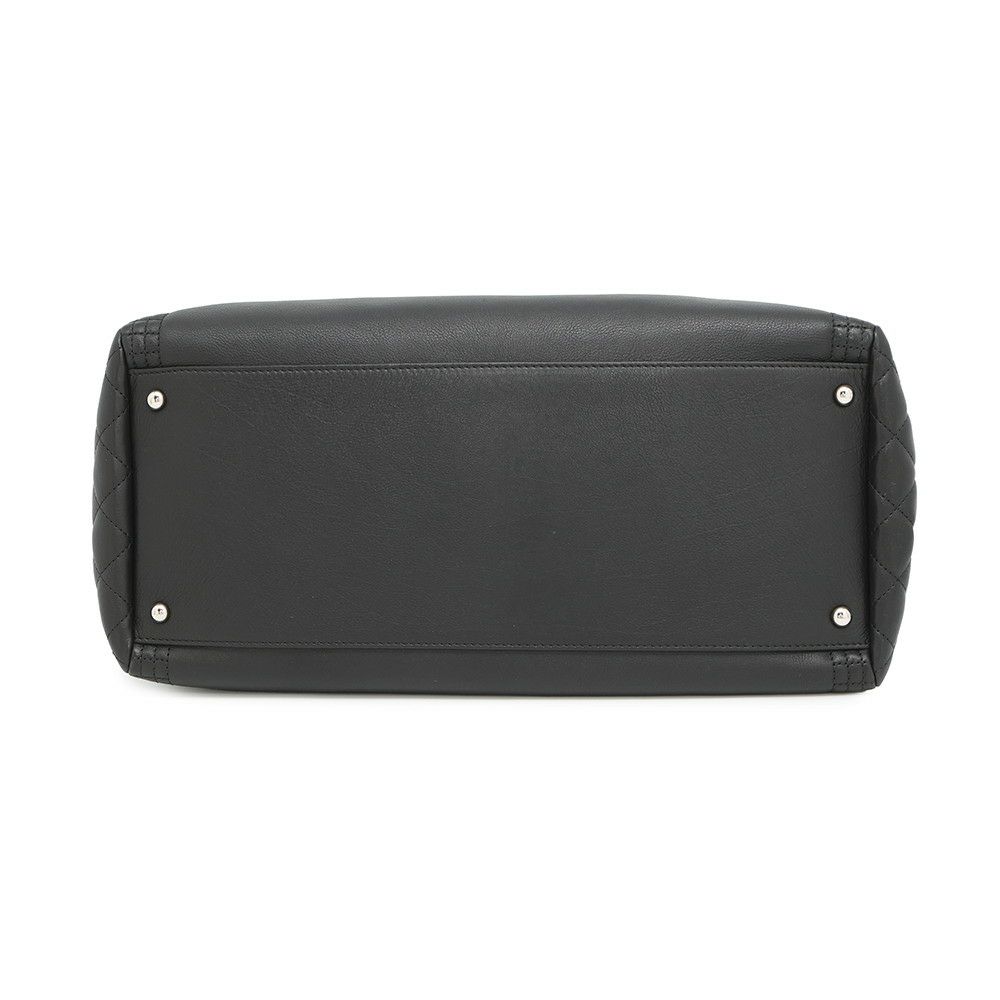 シャネル チェーントートバッグ ココマーク マトラッセ ラムスキン A67172 CHANEL 黒