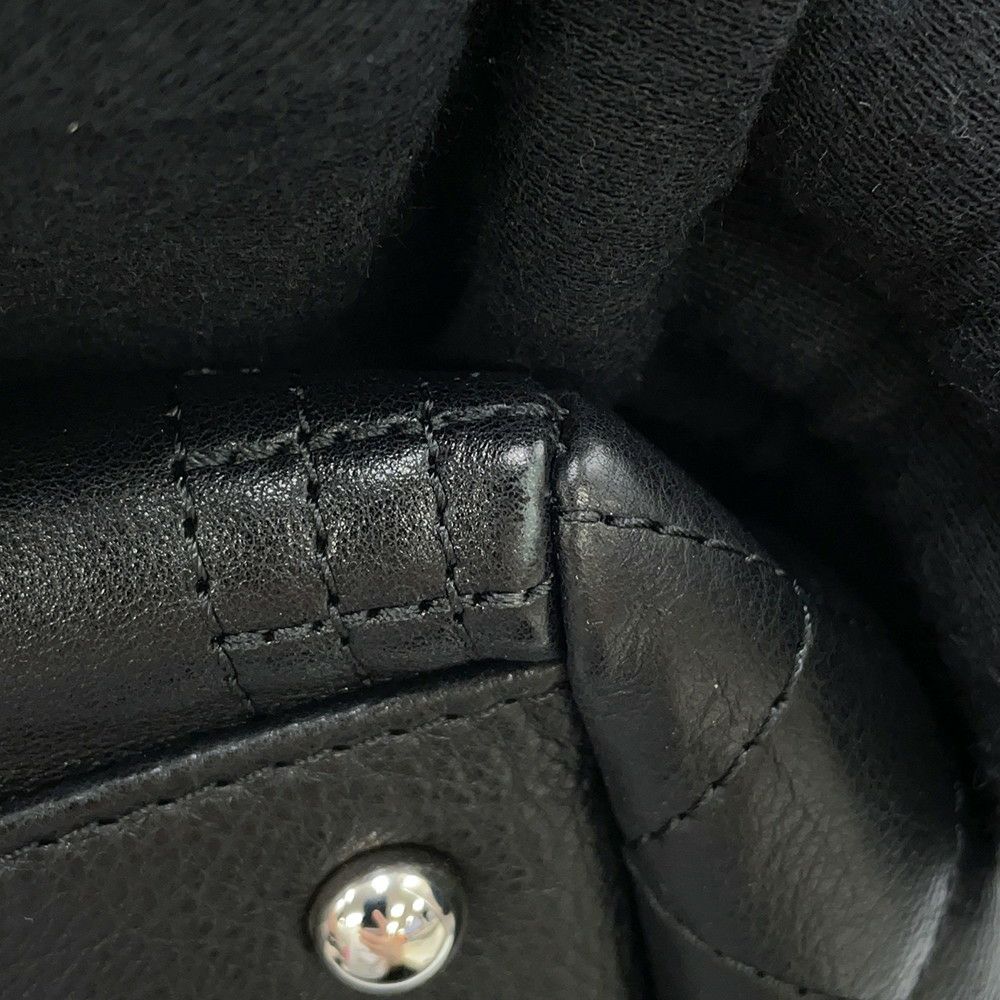 シャネル チェーントートバッグ ココマーク マトラッセ ラムスキン A67172 CHANEL 黒