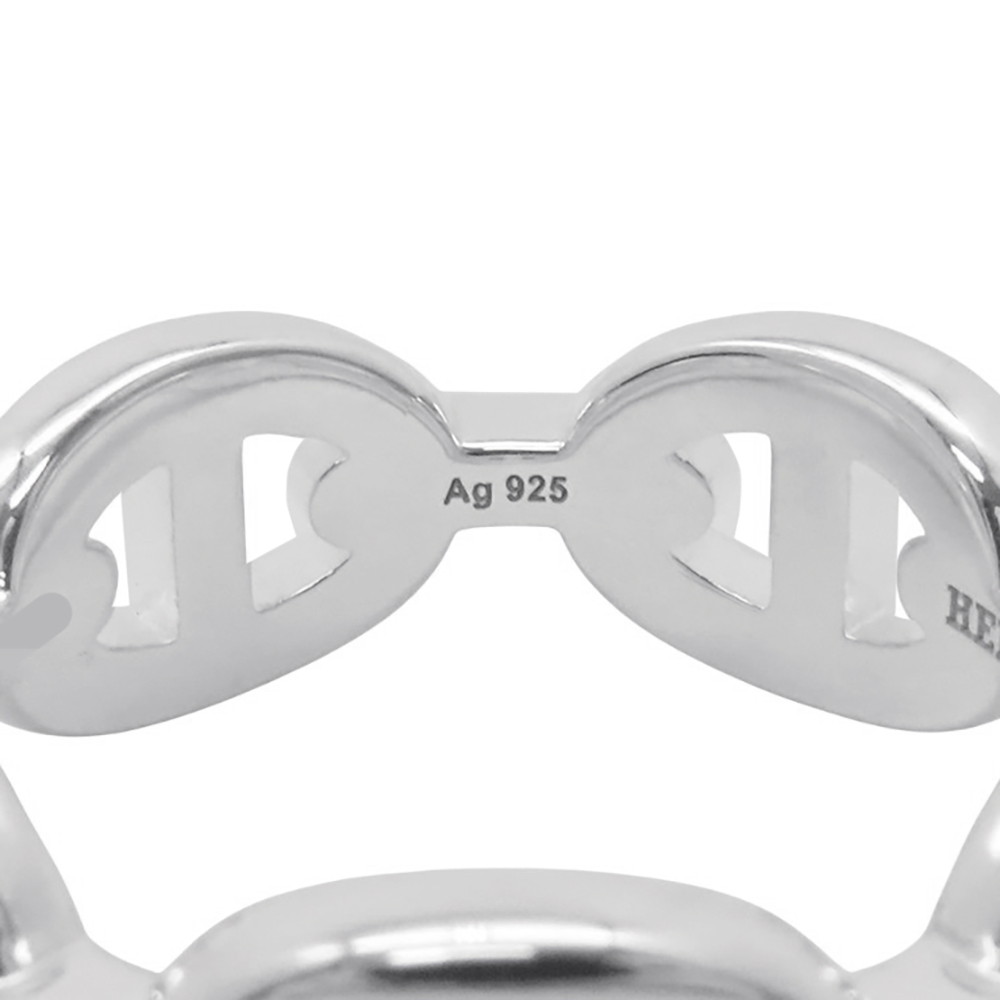 エルメス リング シェーヌダンクル アンシェネPM SV925シルバー リングサイズ55 HERMES ジュエリー