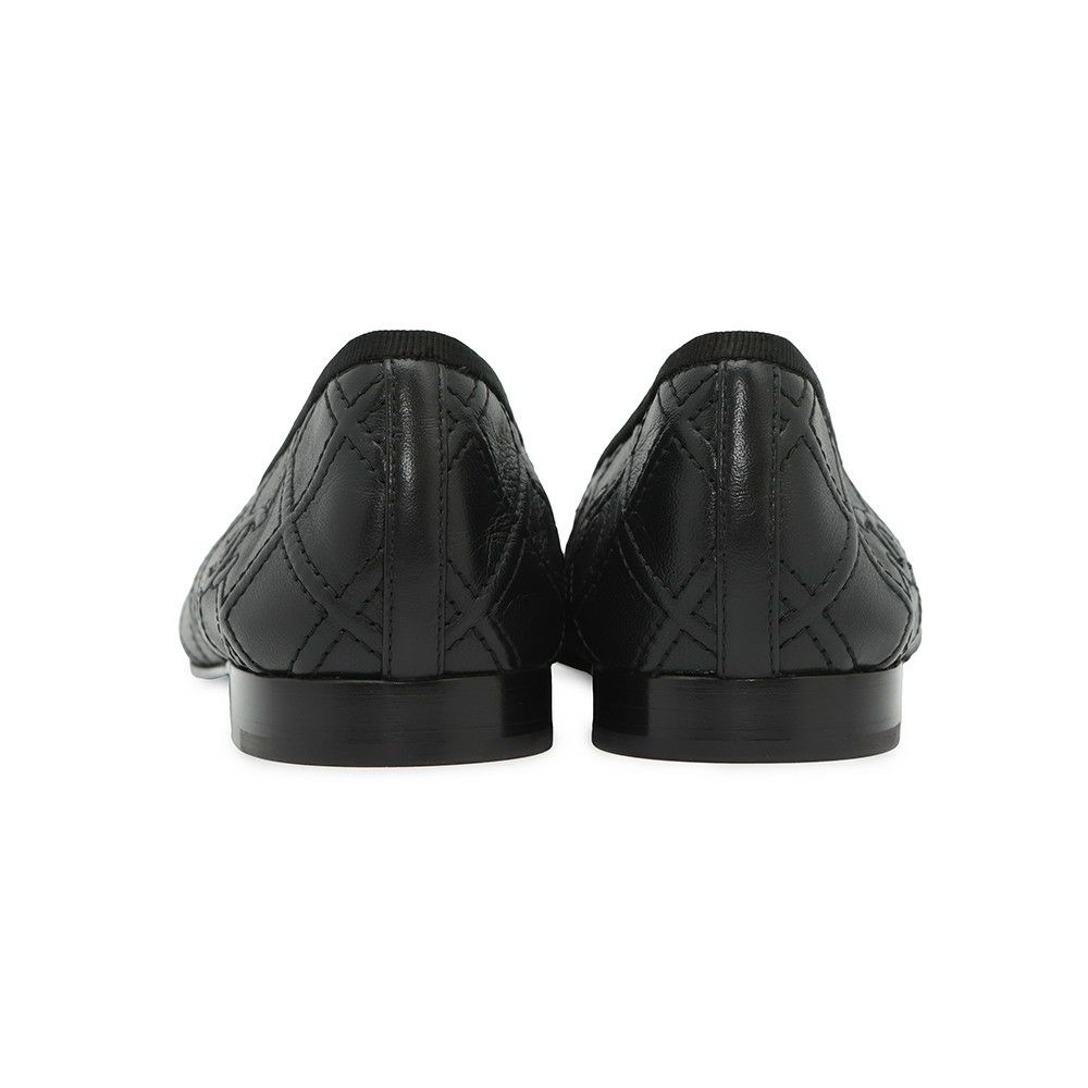シャネル パンプス ココマーク バレエシューズ ラムスキン エナメル レディースサイズ37 1/2C G40110 CHANEL 靴 黒