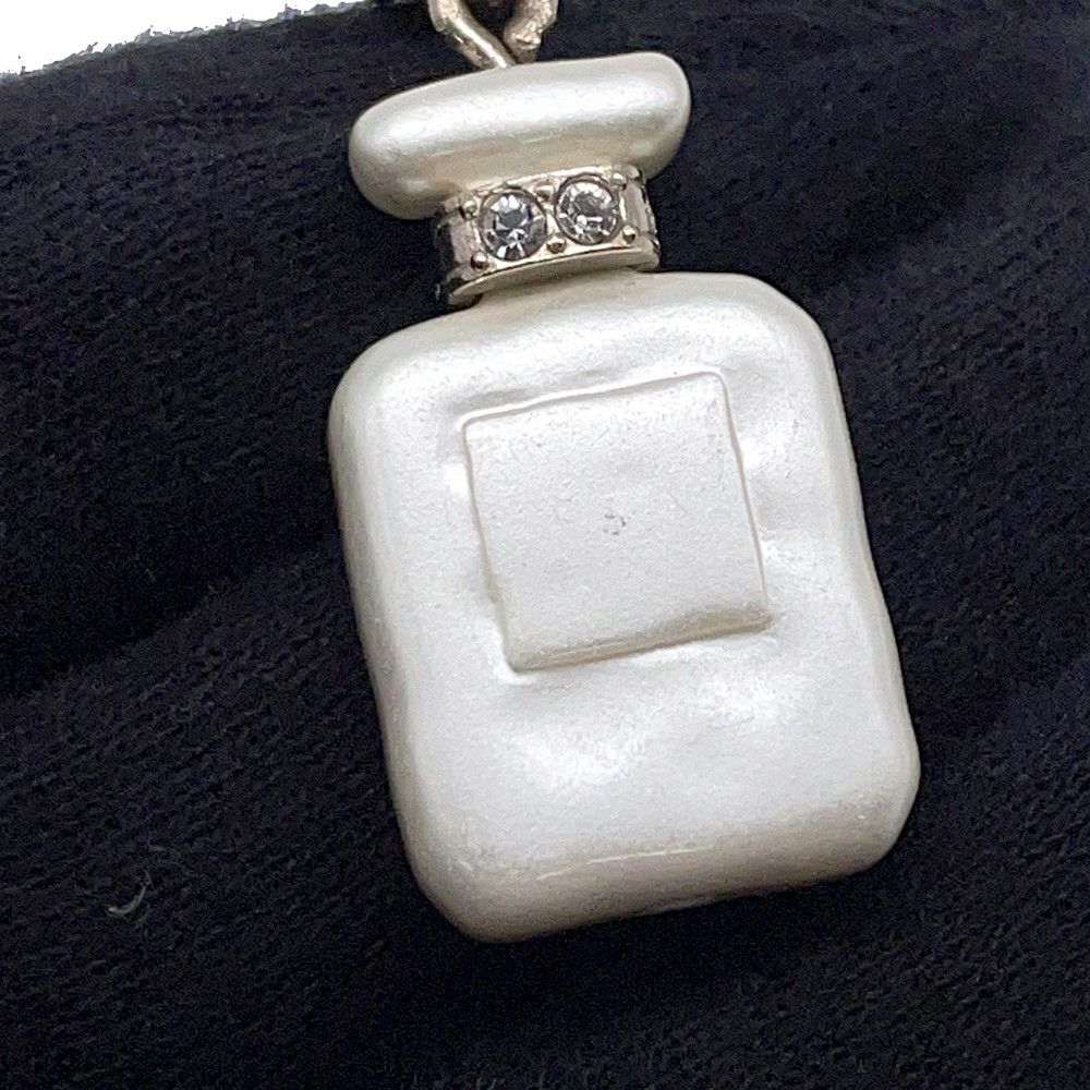 シャネル ピアス No.5 香水ボトル ココマーク フェイクパール ラインストーン A22 S AB8469 CHANEL アクセサリー