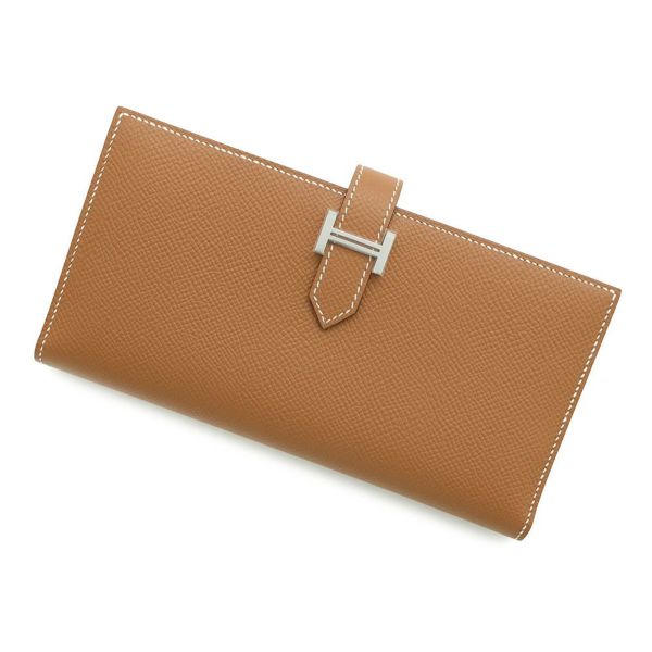 新品・未使用　HERMES エルメス　ベアンスフレ　ゴールド エルメス 長財布 ベアンスフレ ゴールド/ゴールド金具 エプソン