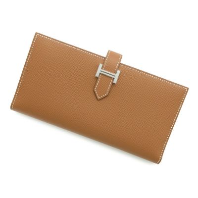エルメス 長財布 ベアンスフレ ゴールド/ゴールド金具 エプソン