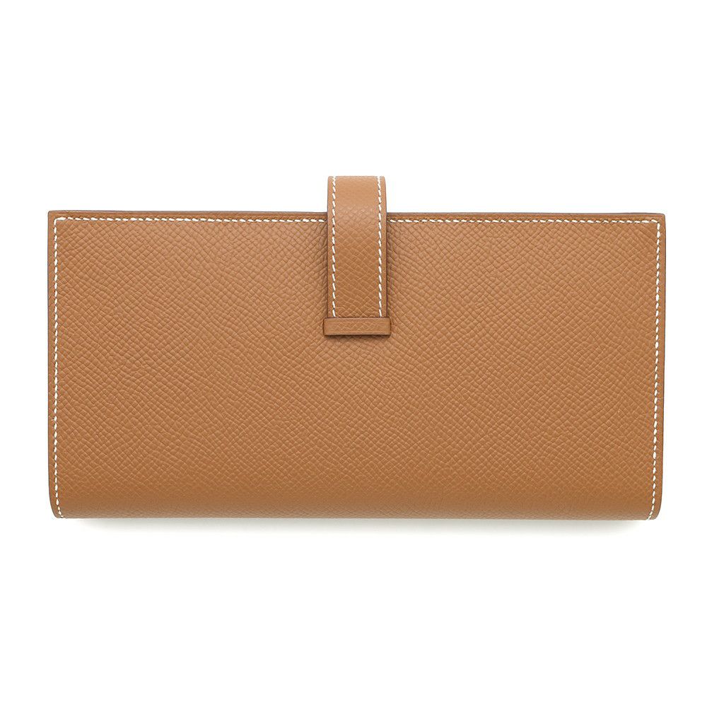 エルメス 長財布 ベアンスフレ ゴールド/ゴールド金具 エプソン B刻印 HERMES 財布