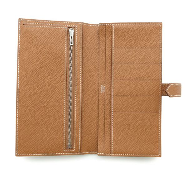 HERMES エルメス ベアンスフレ 長財布 ゴールド金具 エルメス 長財布 ベアンスフレ ゴールド/ゴールド金具 エプソン