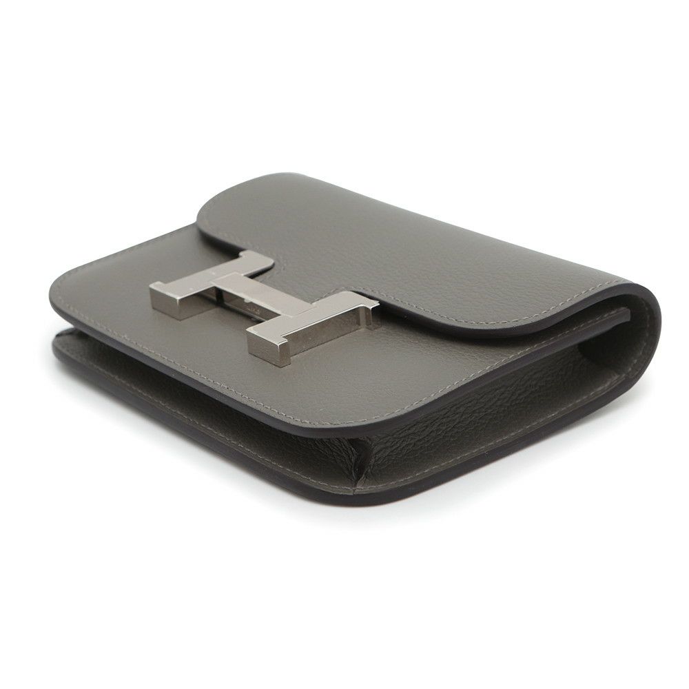 エルメス 財布 コンスタンス スリム グリメイヤー/シルバー金具 エバーカラー W刻印 HERMES 財布