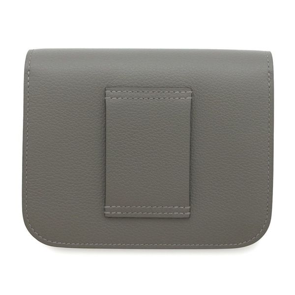 エルメス 財布 コンスタンス スリム グリメイヤー/シルバー金具 エバーカラー W刻印 HERMES 財布