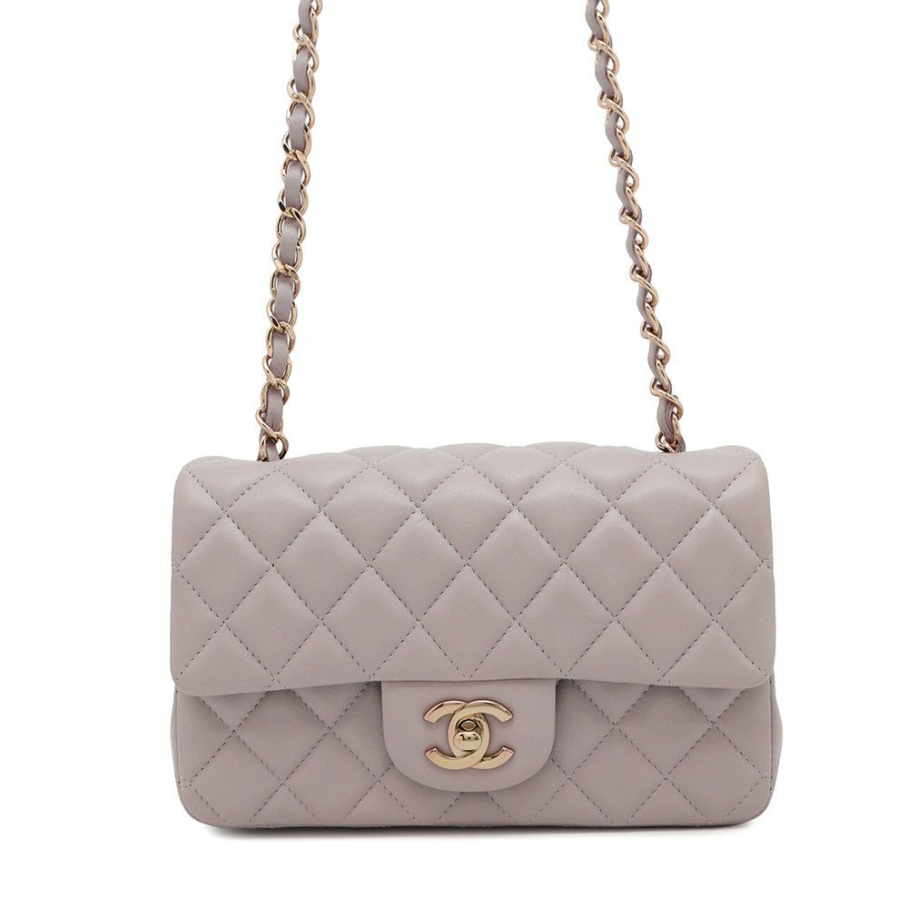 シャネル チェーンショルダーバッグ ミニ マトラッセ 20 ココマーク ラムスキン A69900 CHANEL ミニ フラップ