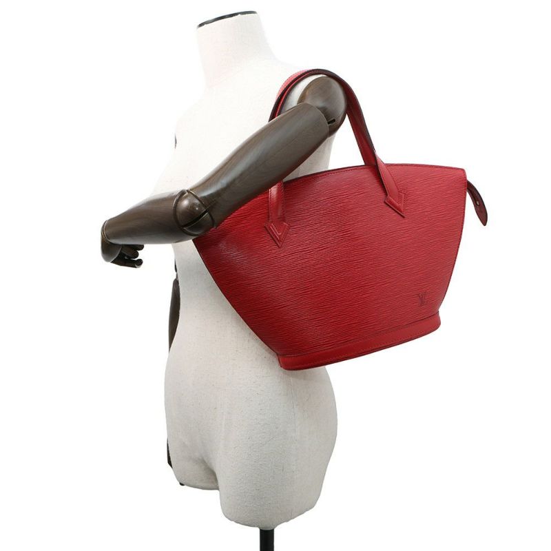 ルイヴィトン ハンドバッグ エピ サンジャック M52277 LOUIS VUITTON ヴィトン バッグ レッド