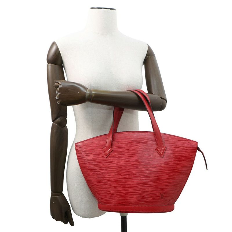 ルイヴィトン ハンドバッグ エピ サンジャック M52277 LOUIS VUITTON ヴィトン バッグ レッド