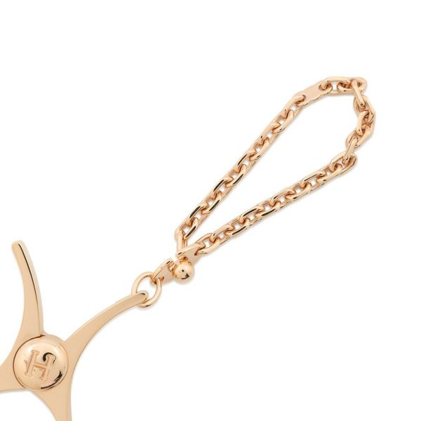 エルメス グローブホルダー フィルー Filou ドレ・ローズ メタル HERMES 手袋ホルダー