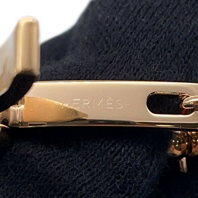 エルメス グローブホルダー フィルー Filou ドレ・ローズ メタル HERMES 手袋ホルダー