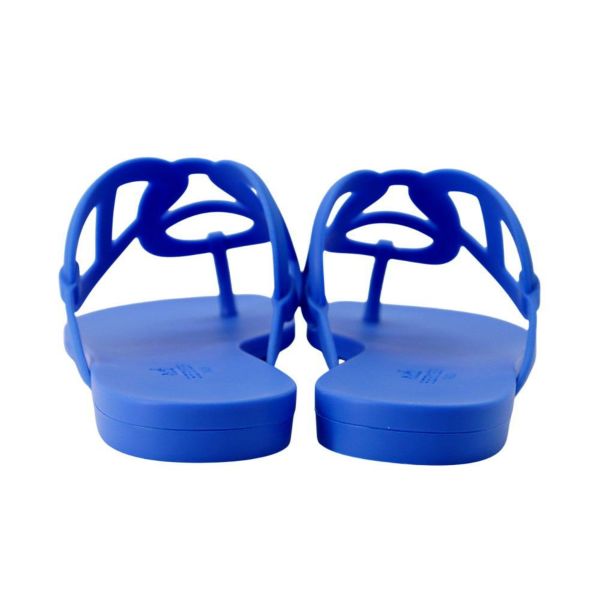 エルメス サンダル エジェリ シェーヌダンクル ラバー レディースサイズ37 HERMES 靴