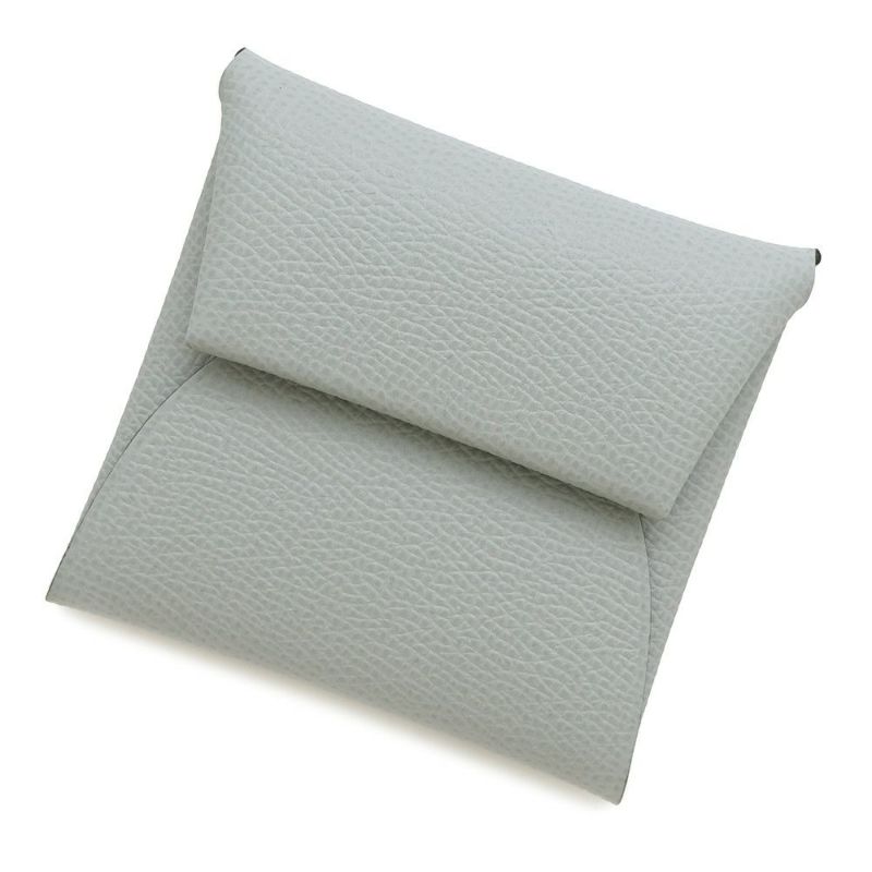 エルメス コインケース バスティア ブルーグラシエ エプソン W刻印 HERMES 小銭入れ