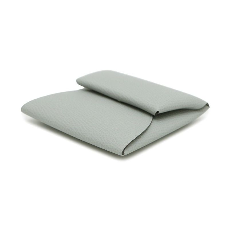 エルメス コインケース バスティア ブルーグラシエ エプソン W刻印 HERMES 小銭入れ