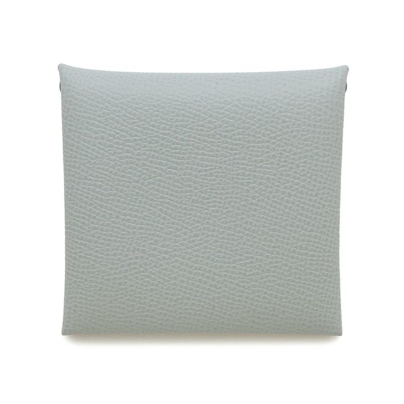 エルメス コインケース バスティア ブルーグラシエ エプソン W刻印 HERMES 小銭入れ