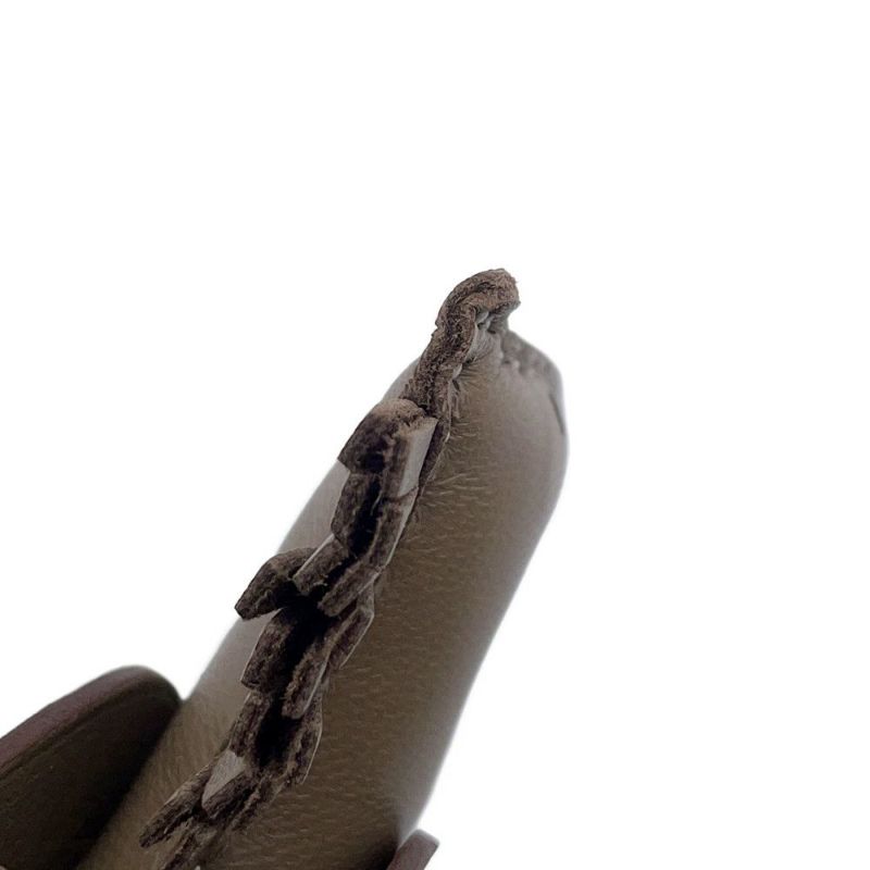 エルメス バッグチャーム ロデオPM ペガサス エトゥープ ラムスキン W刻印