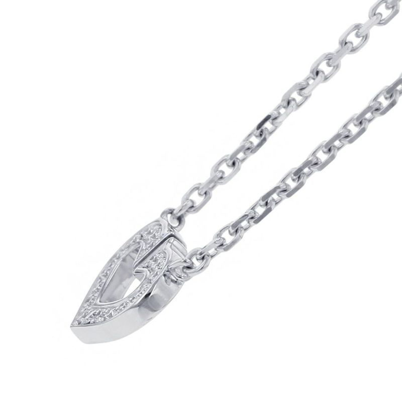 カルティエ ネックレス Cハート ネックレス ダイヤモンド K18WGホワイトゴールド Cartier ペンダント