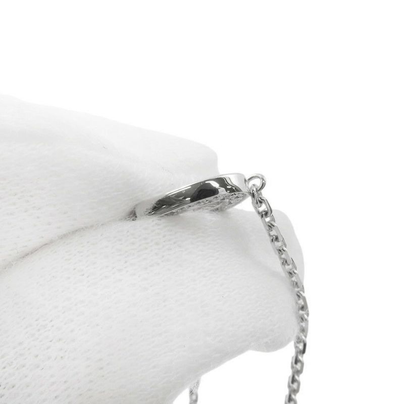 カルティエ ネックレス Cハート ネックレス ダイヤモンド K18WGホワイトゴールド Cartier ペンダント