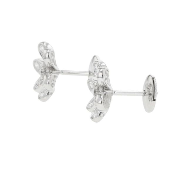 ヴァンクリーフ&アーペル ピアス フリヴォル イヤリング ミニモデル ダイヤモンド 50P 0.42ct K18WGホワイトゴールド VCARP3W100