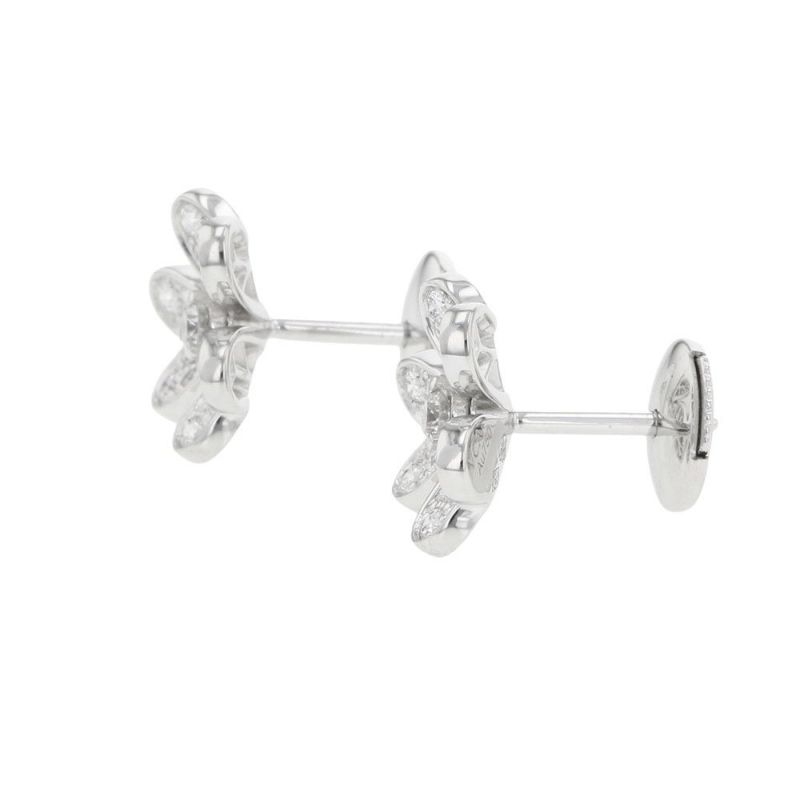 ヴァンクリーフ&アーペル ピアス フリヴォル イヤリング ミニモデル ダイヤモンド 50P 0.42ct K18WGホワイトゴールド VCARP3W100