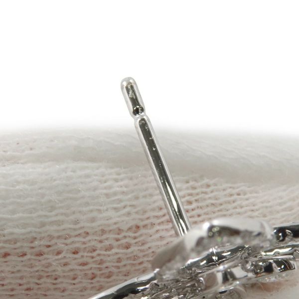 グラフ ピアス バタフライ シルエット ダイヤモンド スタッド イヤリング ダイヤ 計1.20ct K18WGホワイトゴールド RGE879