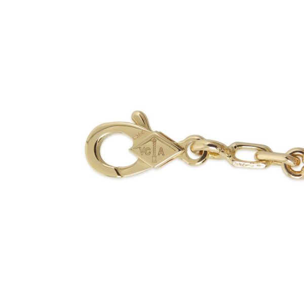 ヴァンクリーフ＆アーペル ブレスレット ヴィンテージ アルハンブラ ブレスレット 5モチーフ カーネリアン K18YG VCARD35500