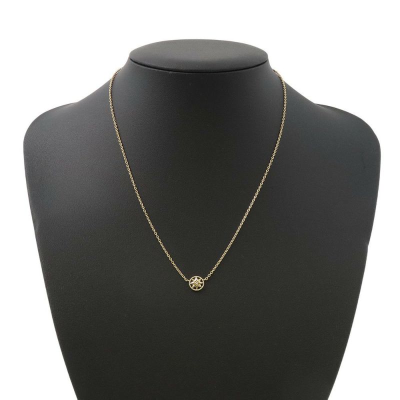 クリスチャン・ディオール ネックレス Rose des Vents ネックレス ダイヤモンド K18YGイエローゴールド ローズ デ ヴァン ペンダント