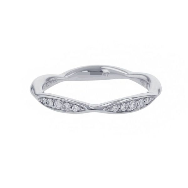 シャネル リング カメリア コレクション ハーフエタニティリング ダイヤ 10P 約0.08ct Pt950プラチナ サイズ47 J10835 CHANEL 指輪