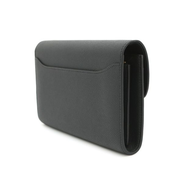 エルメス 長財布 コンスタンス トゥーゴー ロング ブラック/ゴールド金具 エプソン K刻印 財布 黒