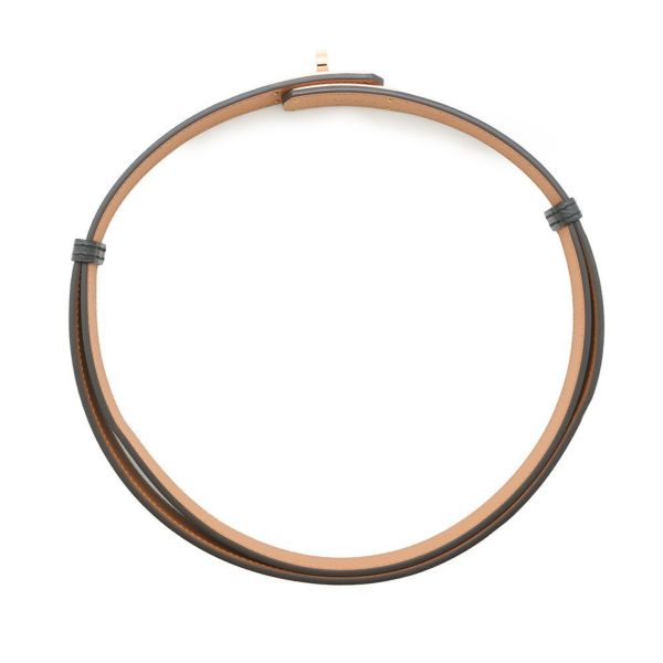 エルメス ケリーベルト 18 ブラック/ゴールド/ピンクゴールド金具 エプソン K刻印 HERMES べルト