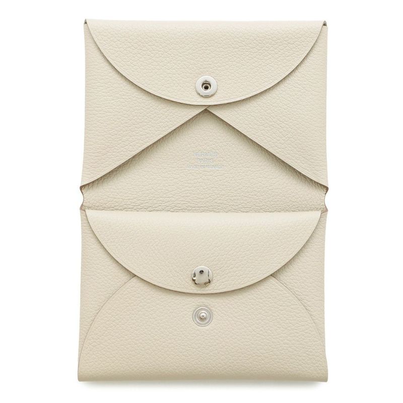 エルメス カードケース カルヴィ デュオ ベトン エバーカラー W刻印 HERMES 名刺入れ