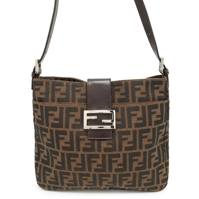 フェンディ ショルダーバッグ ズッカ柄 キャンバス 26727 FENDI ワンショルダーバッグ