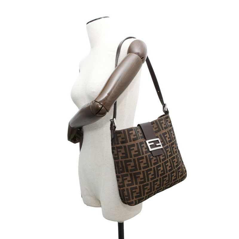 フェンディ ショルダーバッグ ズッカ柄 キャンバス 26727 FENDI ワンショルダーバッグ